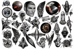 trek insignia with science tattoo idea