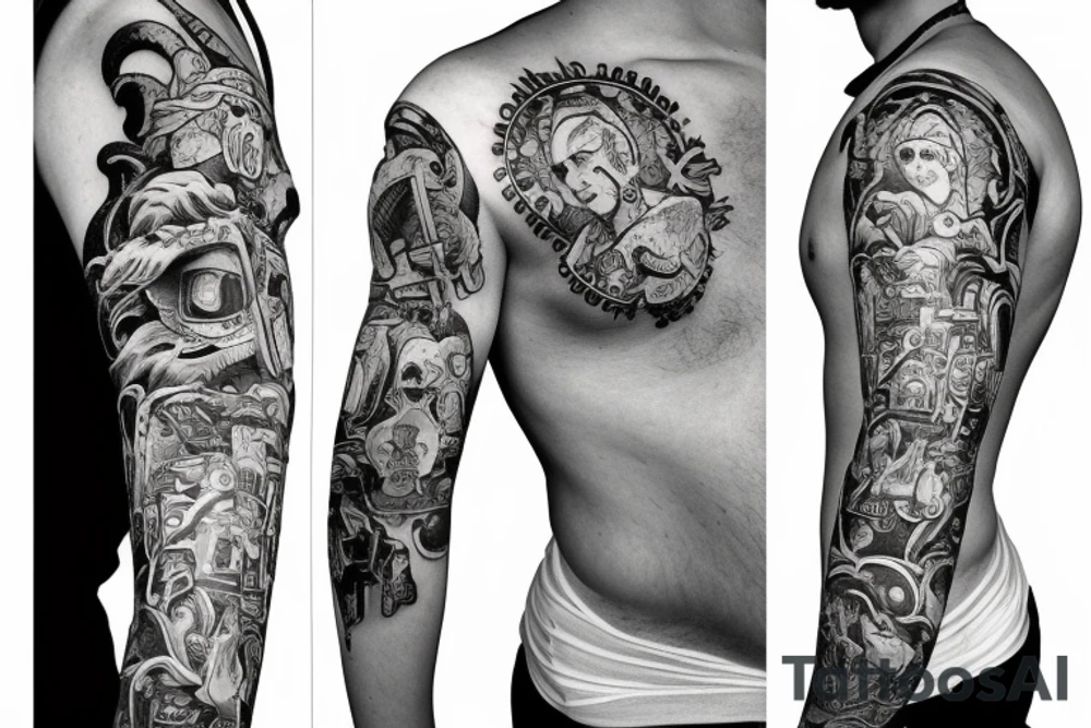 Russian warriors tattoo idea