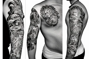 Russian warriors tattoo idea