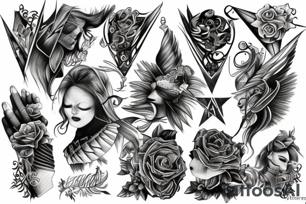 Arc angle micheal tattoo idea