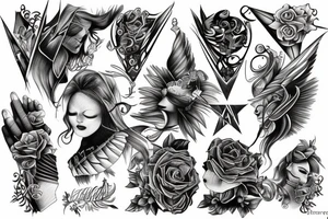 Arc angle micheal tattoo idea