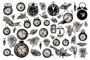 clocks firefly tattoo idea