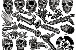 wrench tattoo idea