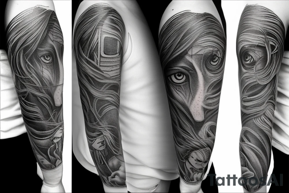 mustang tattoo idea