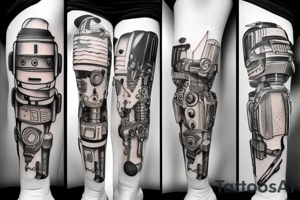 robot firefly tattoo idea