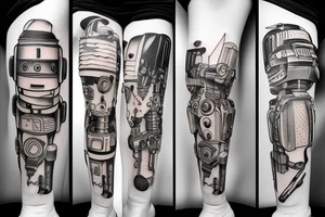 robot firefly tattoo idea