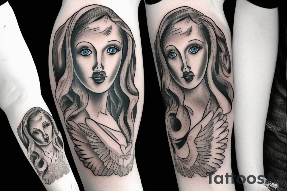 angel dachshund angel tattoo idea