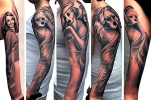 angel dachshund angel tattoo idea