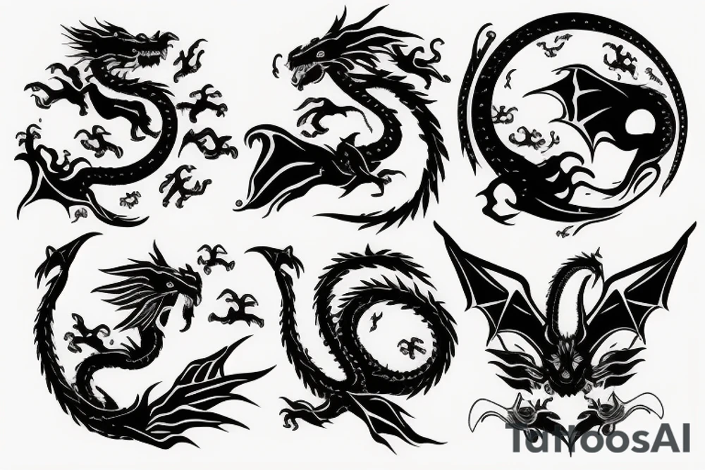 planet with a dragon tattoo idea
