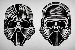 han solo head tattoo idea
