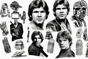 han solo tattoo idea