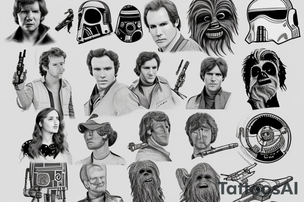 han solo tattoo idea