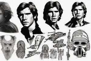 han solo tattoo idea