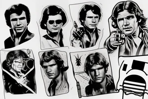 han solo tattoo idea