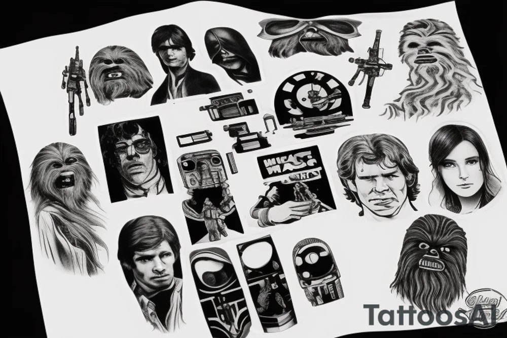 han solo tattoo idea