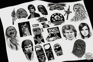 han solo tattoo idea
