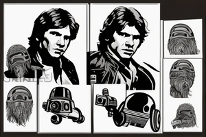 han solo tattoo idea