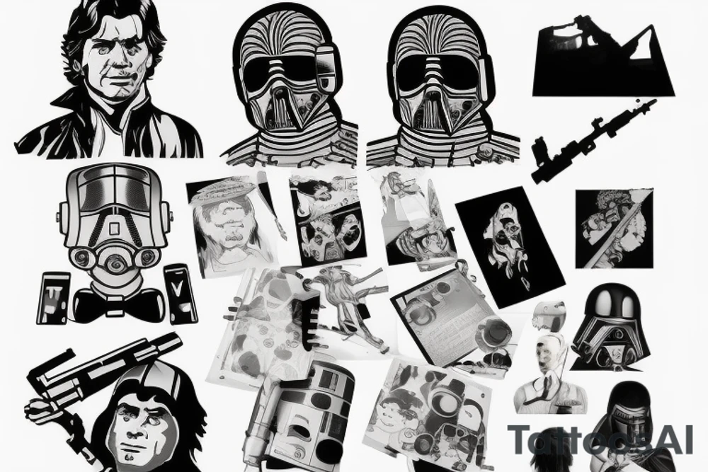 han solo tattoo idea
