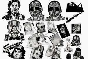 han solo tattoo idea