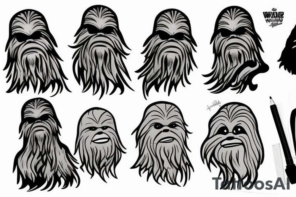 chewbacca tattoo idea