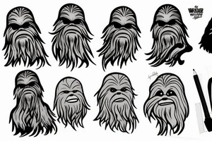 chewbacca tattoo idea