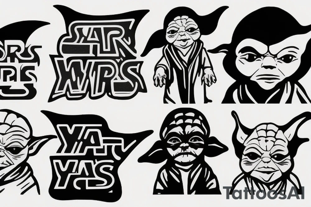 yoda jedi tattoo idea