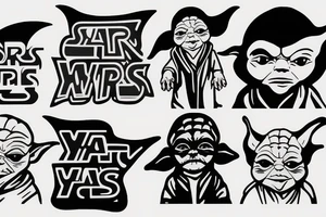yoda jedi tattoo idea