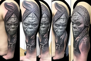 yoda jedi tattoo idea