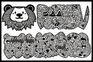 Gay, proud, positive, lucky, bear tattoo idea