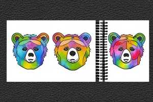 Gay, proud, positive, lucky, bear tattoo idea