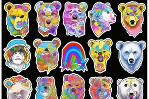 Gay, proud, positive, lucky, bear tattoo idea