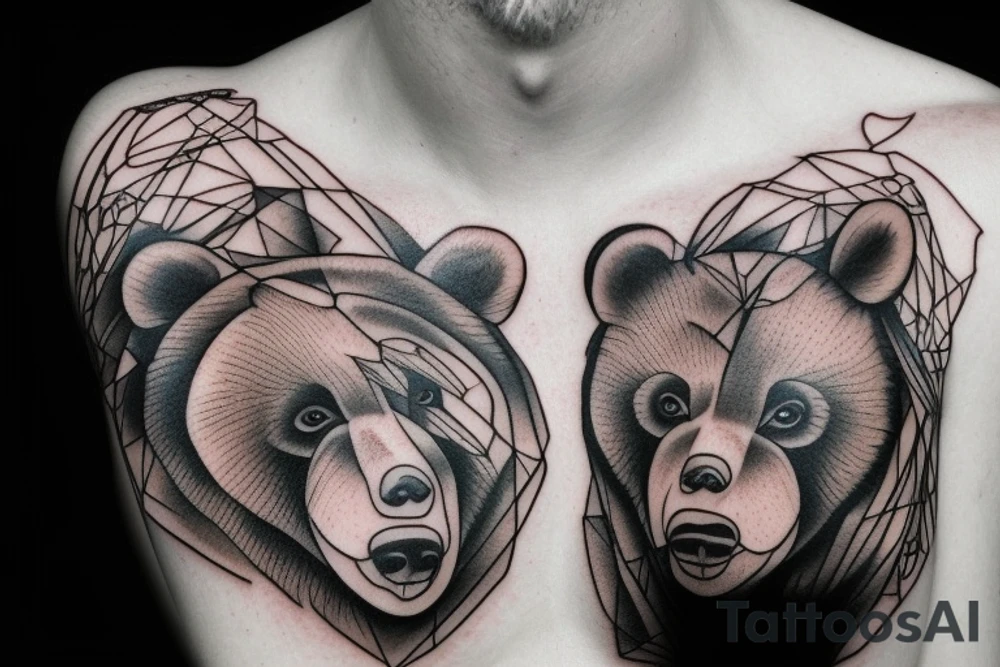 Gay, proud, positive, lucky, bear tattoo idea