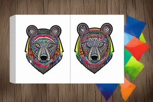 Gay, proud, positive, lucky, bear tattoo idea