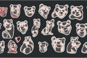 Gay, proud, positive, lucky, bear tattoo idea