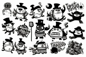 My neighbour tottoro disorientated tattoo idea
