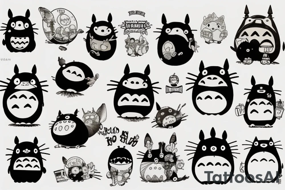 My Neighbor Totoro troubled tattoo idea