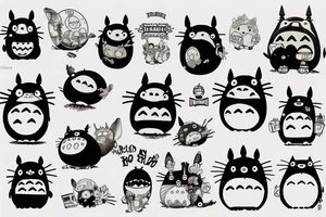 My Neighbor Totoro troubled tattoo idea