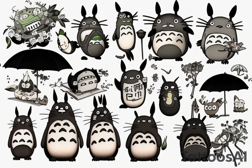 My Neighbor Totoro troubled tattoo idea