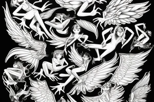 Frogfairy wings tattoo idea