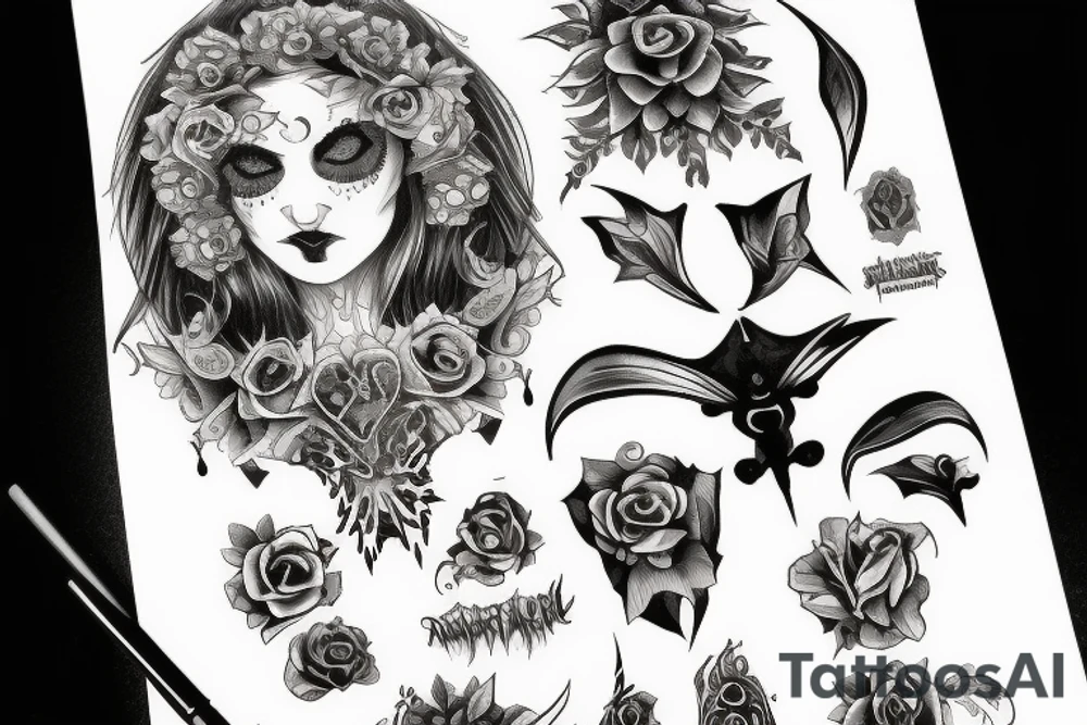 Gothic tattoo idea