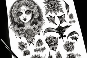 Gothic tattoo idea
