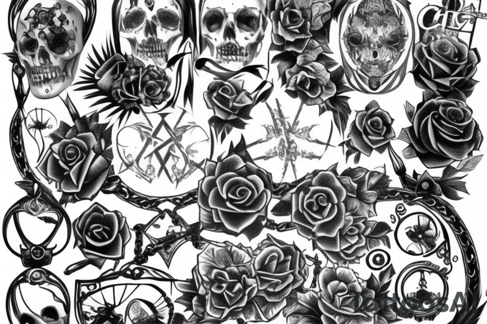 Gothic tattoo idea