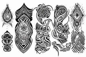 Spiritual awakening and ayahuasca tattoo idea