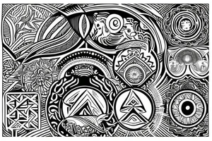 Spiritual awakening and ayahuasca tattoo idea