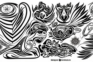 Spiritual awakening and ayahuasca tattoo idea