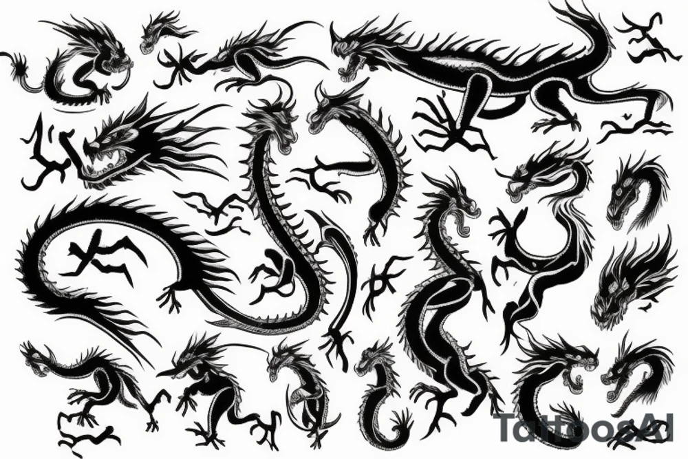 dragon tattoo idea