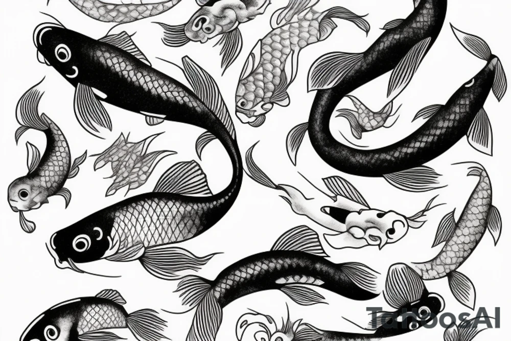 koi fish tattoo idea
