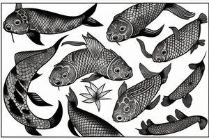 koi fish tattoo idea