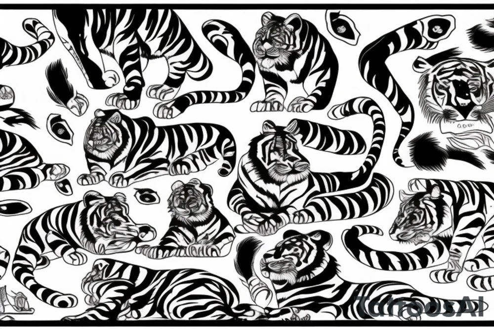tiger tattoo idea