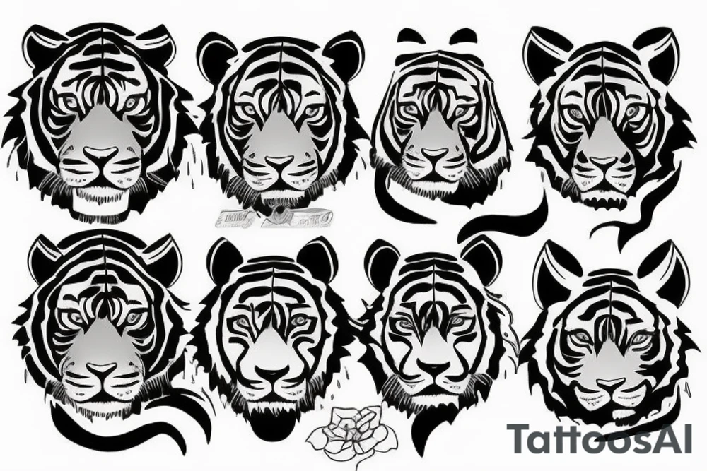 tiger tattoo idea